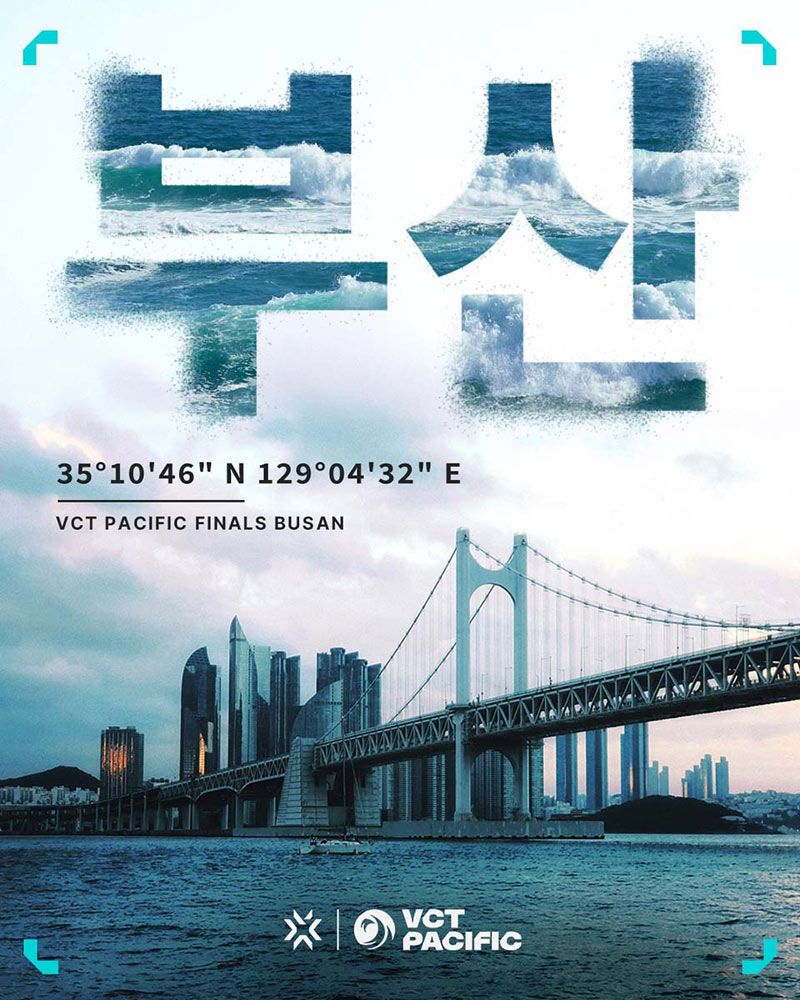 ‘VCT 퍼시픽 파이널 부산’, 9월 4일 개막… 챔피언스 상하이 진출권 경쟁