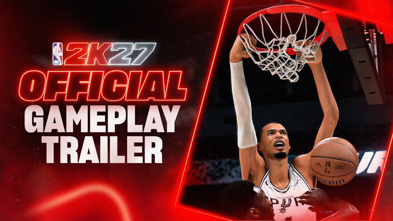 2K, NBA 슈퍼스타 총출동한 ‘NBA 2K27’ 게임플레이 트레일러 공개