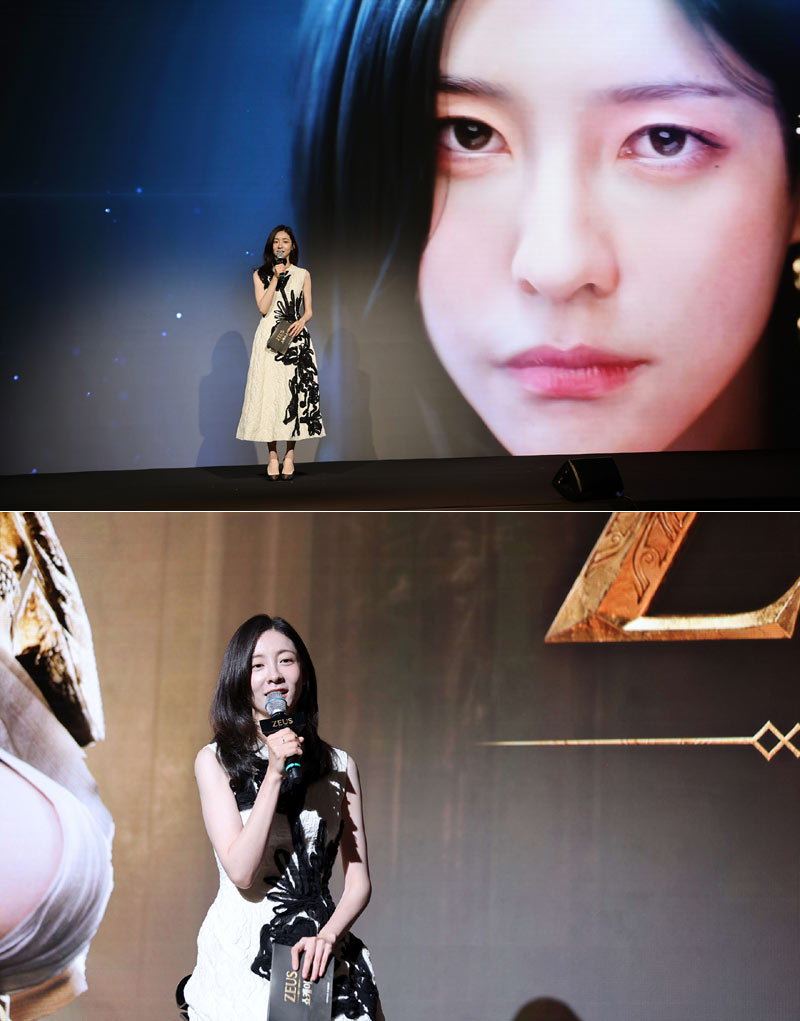 “’제우스’의 세계에서 만나요!”  컴투스 ‘제우스: 오만의 신’ 쇼케이스 찾은 배우 박지현