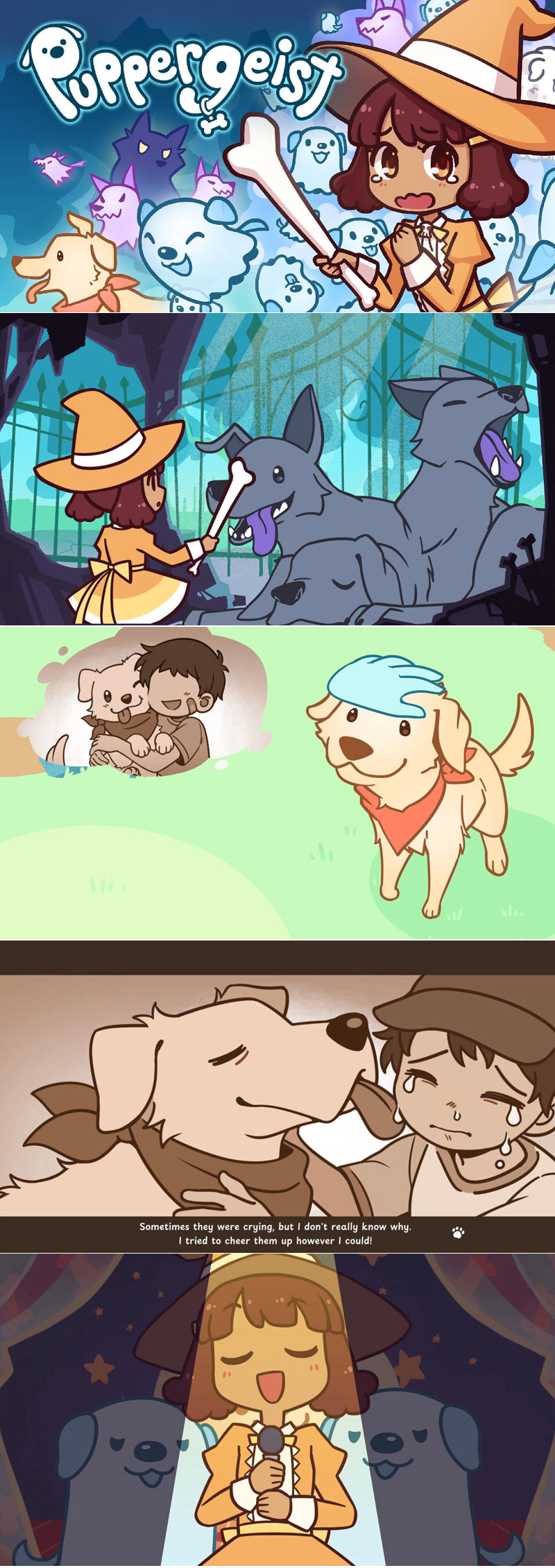 ‘리듬 세상’에서 영감 받은 반려견 리듬 비주얼 노벨 ‘퍼퍼가이스트’, Steam 출시