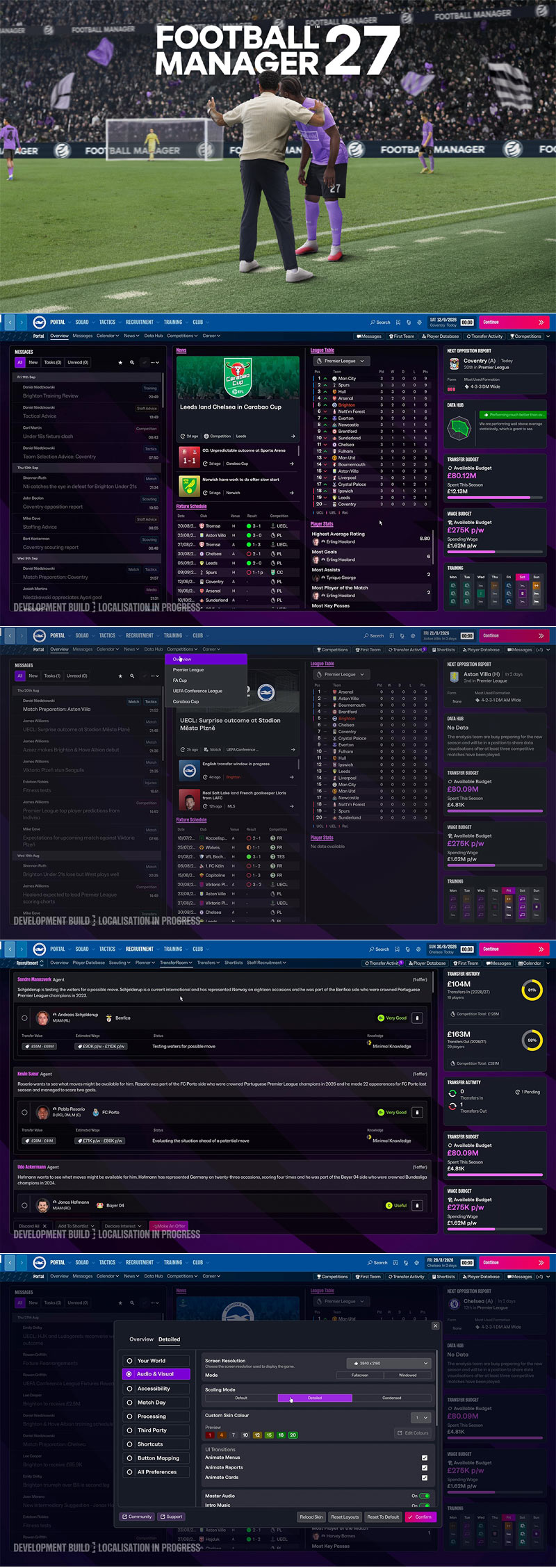 ‘Football Manager 27’ 11월 11일 발매 결정! 기능 상세 해설  ‘한층 향상된 매치데이 분위기’ 공개