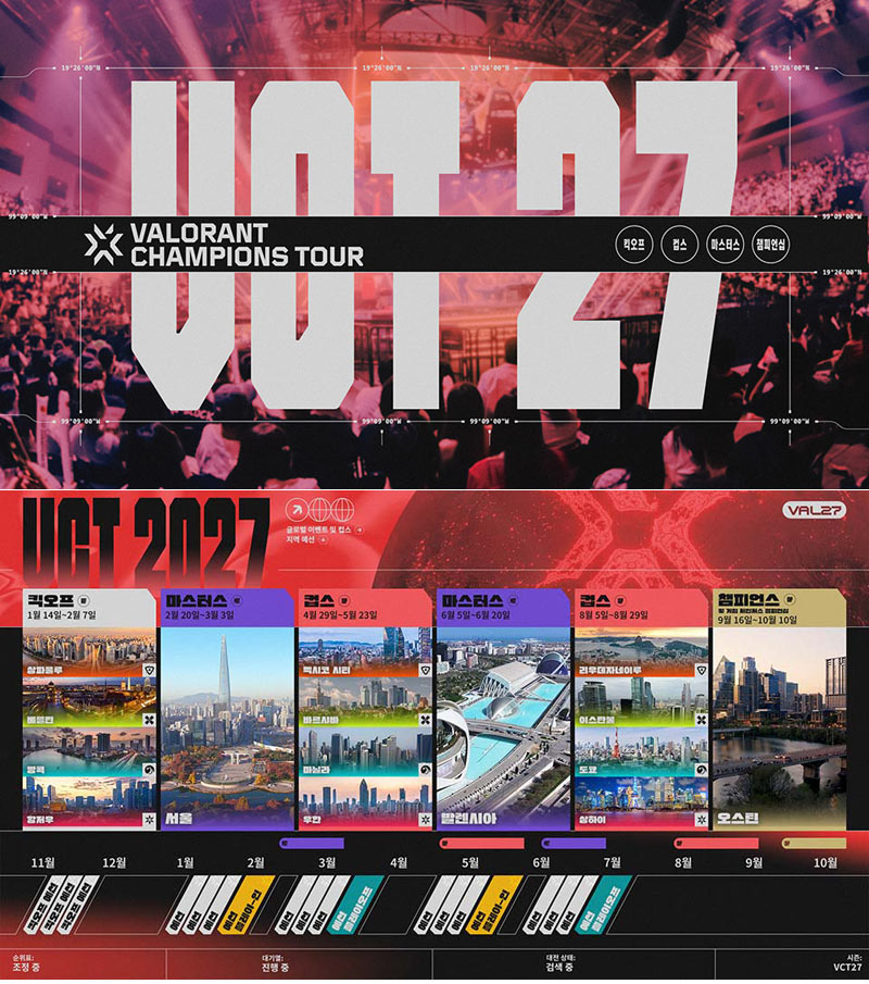 2027 VCT 첫 번째 마스터스, 서울에서 열린다