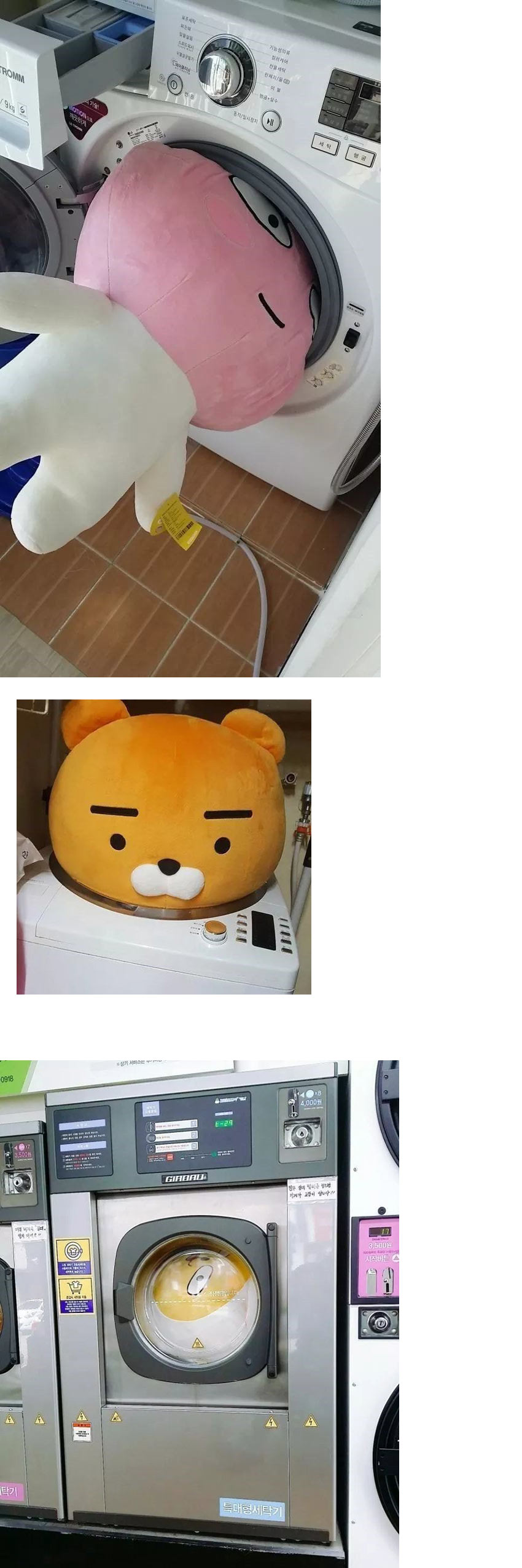 초대형 인형  세탁