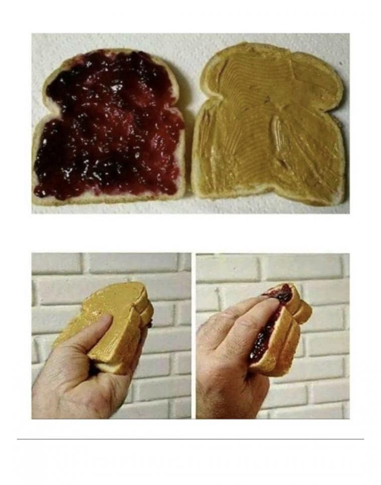 쨈이 섞이지 않게 먹는 법