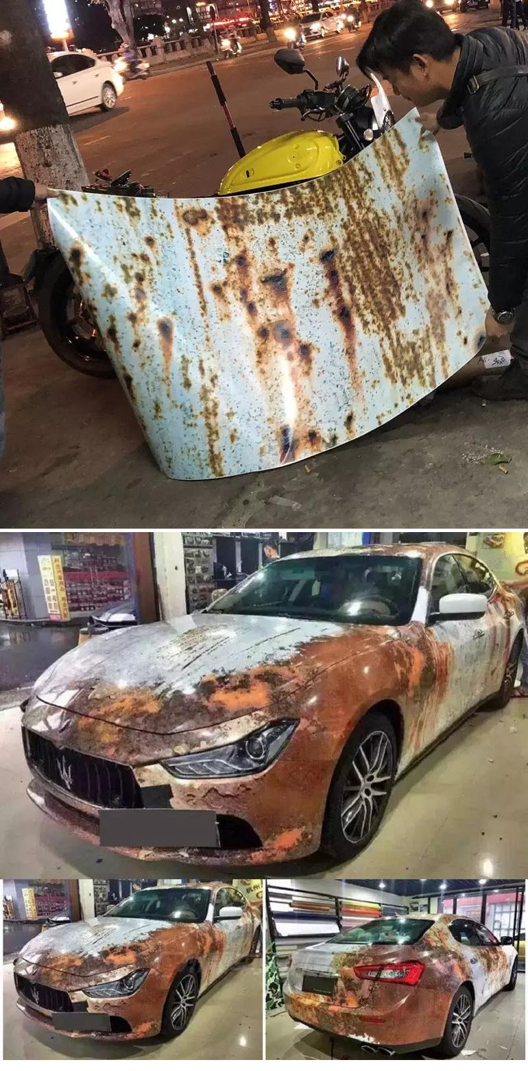 차량 도난 방지 필름